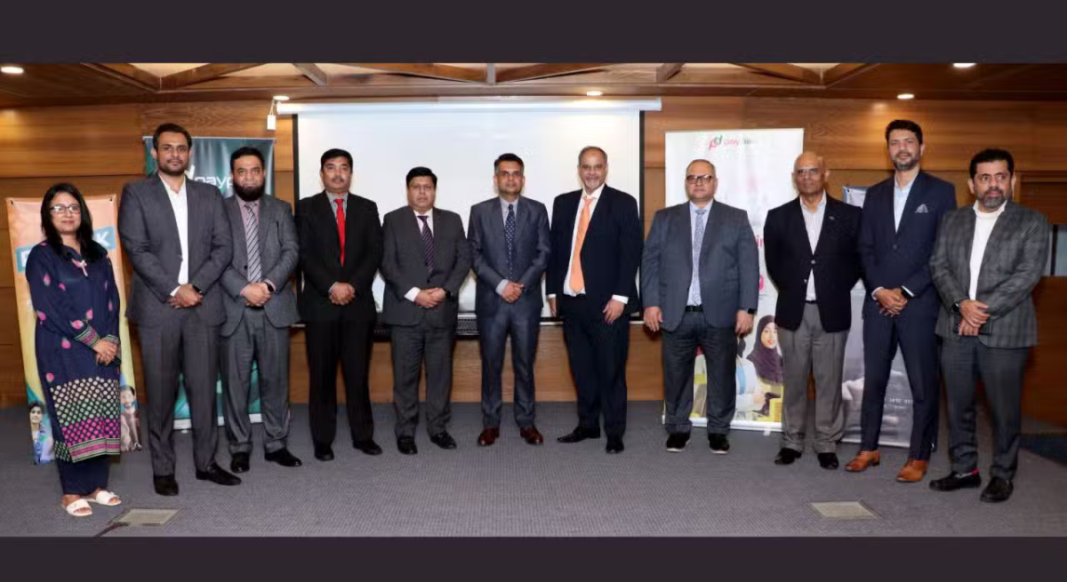 NBP and 1LINK executives at the Digital Banking Activation Session in Karachi