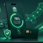 Chart showing mobile banking apps accounting for 78% of Pakistan's digital payment transactions in Q3 FY26