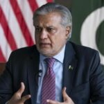 Deputy Prime Minister Ishaq Dar invites American businesses to invest in Pakistan during an address on trade and economic reforms.