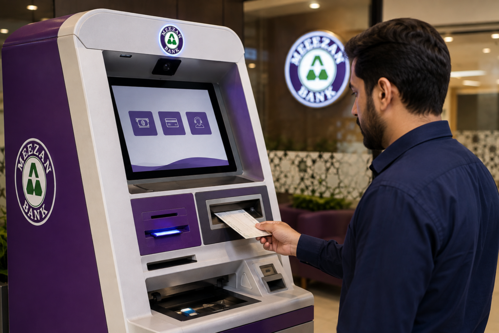 Meezan Bank launches TouchPoint QMatch-powered CCDM for cash and cheque deposits, encashment and virtual teller assistance.