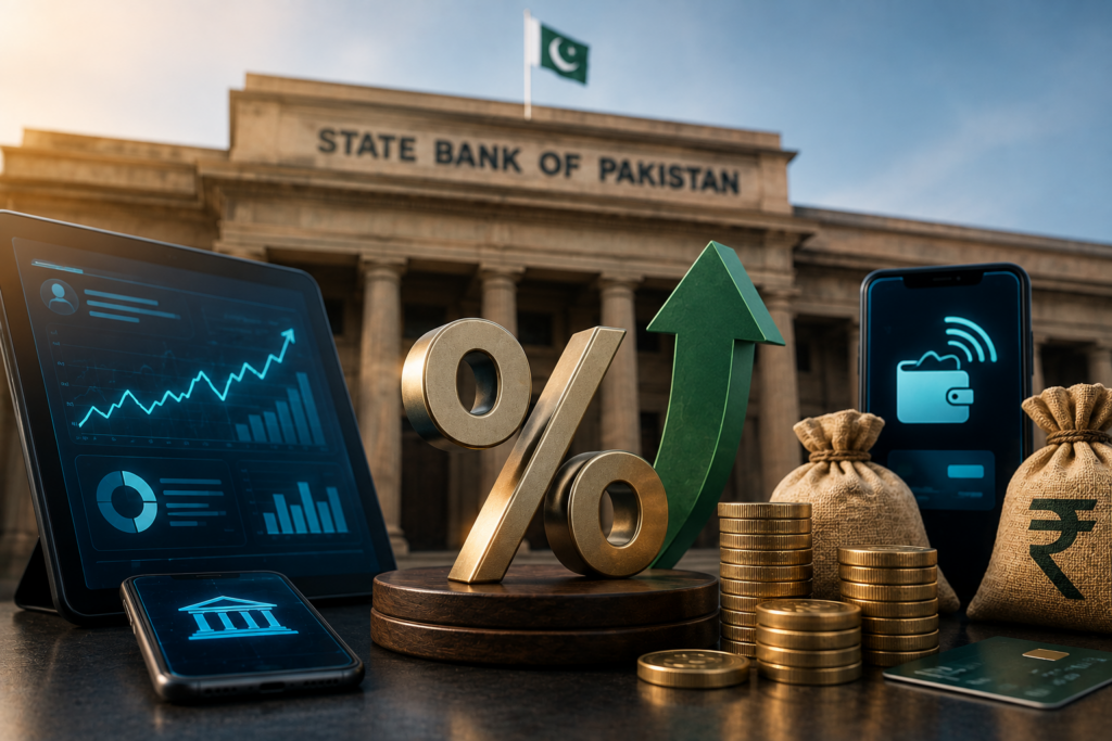 Pakistan Fintechs Face Higher Costs After SBP Rate Hold