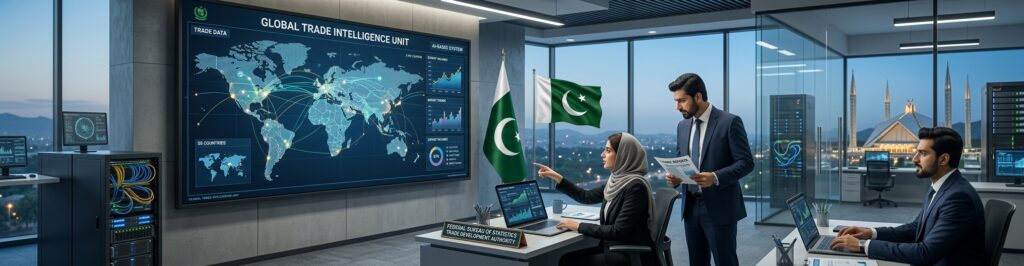 Pakistan develops an AI-powered trade intelligence system integrating commercial data from government departments, chambers and global trade missions.