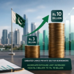 SBP raises the exposure limit for unrated large private-sector borrowers from Rs. 3 billion to Rs. 10 billion.